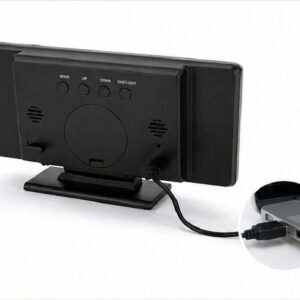 LED Mirror Clock with Projection