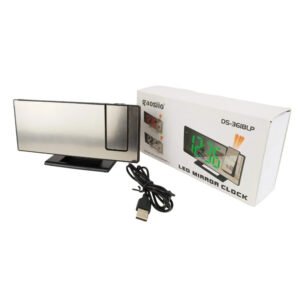 LED Mirror Clock with Projection